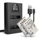 2x Accu EN-EL5 1180mAh + Dubbele Oplader