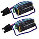 2x Batterij A6BAT 3.6V, 1700mAh