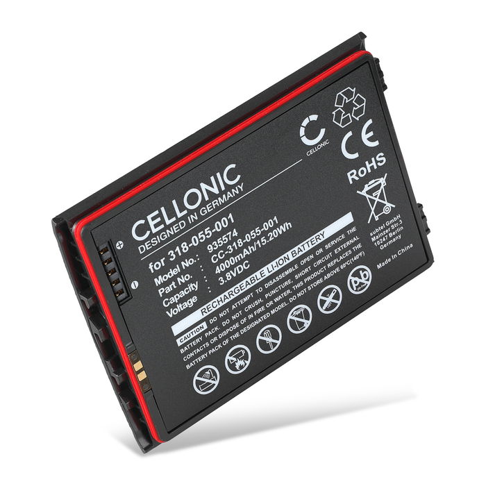 Accu voor Honeywell Dolphin CT40 Gen 1 318-055-010 , 318-055-011 (4000mAh, 3.8V) van CELLONIC