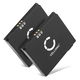 2x Accu 338937010208 900mAh