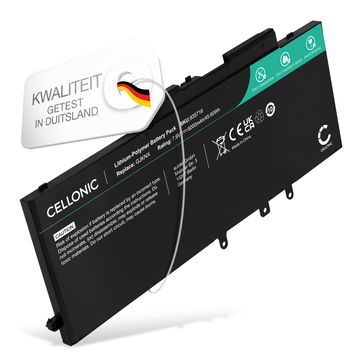 Batterij voor Dell Latitude 5490, 5580, 5480, 5590, 5290, 5491, 5280, E5580, Precision 3520, 3530, GJKNX, 5YHR4 Laptop - 6000mAh 7.6V 