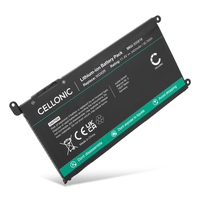 Dell Inspiron 17 5767 Batterij 3400mAh van Cellonic