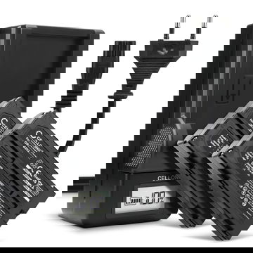 2x Accu voor Panasonic NV-DX1 NV-GS280 GS250 VM-H775 RCA Pro-V730 camera - GR-B202 VW-VBD070 VBD1 VM-BPL13 BPL27 2000mAh + Oplader VW-B202 VW-VBD1 VW-VBD2 Vervangende batterij fototoeste, oplader, oplaadkabel