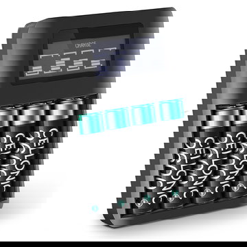 4x AA Battery for Microsoft Xbox Series X, Series S / One Controller Handheld Console Gaming Controller Battery Replacement - 4x AA 2600mAh 1.2V NiMH + Charger