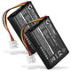 2x Accu voor Garmin Zumo 595, 590, 595LM, 590LM; 010-01603-10 010-12110-003 361-00077-10 616-00077-00 616-00077-10 (1800mAh)