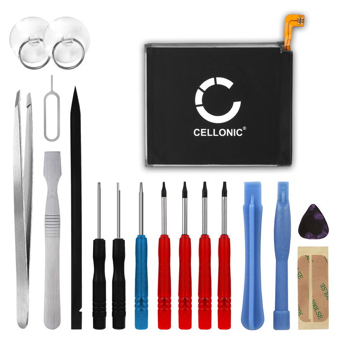 CELLONIC Phone Battery Replacement for Samsung Galaxy S20 Ultra (SM-G988) + 17-Tool Phone Repair Kit - EB-BG988ABY 4900mAh