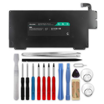 Batterij voor Apple MacBook Air 13 - A1237, A1304, A1245 Laptop - 4800mAh 7.4V + Schroevendraaier-set