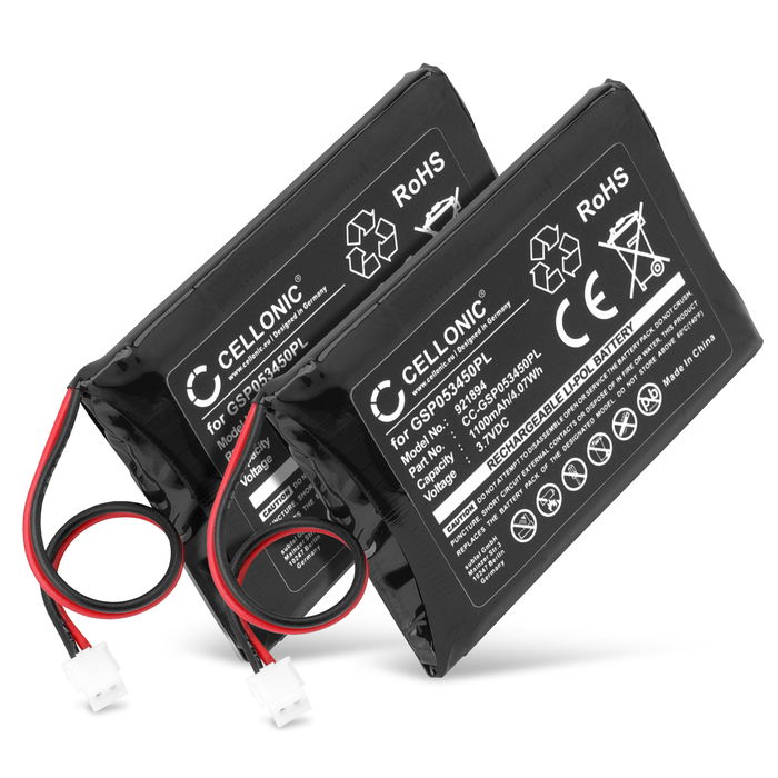 Batterij voor Babyalarm Neonate BC-5700D - GSP053450PL (1100mAh) vervangende accu