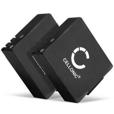 2x accu voor Vemont 1080p 12MP Action Camera - 900mAh vervangende accu voor camera
