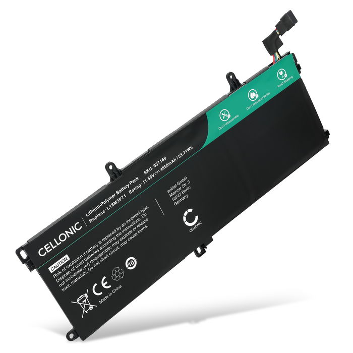 1x Batterij voor Lenovo Thinkpad T14 Gen 1, ThinkPad T590, T15 Gen 2, P53s, P15s Gen 2, L18M3P73, L18L3P73, 5B10W13905, L18M3P71 Laptop - 4650mAh 11.55V 