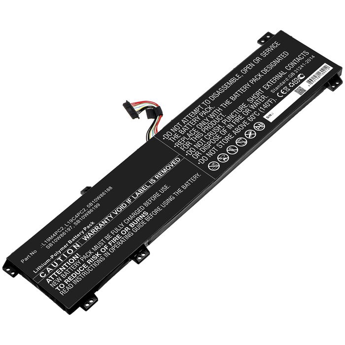 Batterij voor Lenovo Legion 5 17ARH05H, Legion 7 15IMH05, Legion 7 15IMHg05 Laptop - 5180mAh 15.4V 