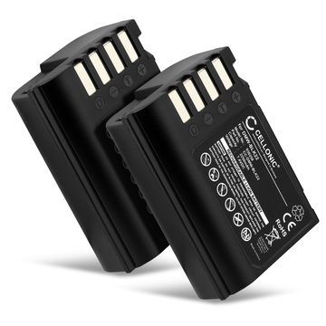 2x Batterij voor Panasonic Lumix G9 GH5 II GH5S GH6 S5 S5K DMW-BLK22 2250mAh camera van CELLONIC