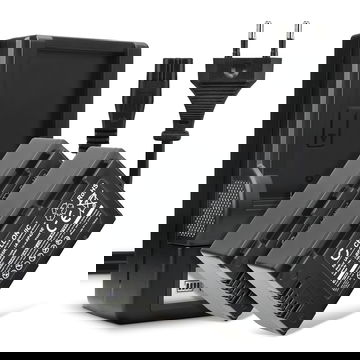 2x Accu voor Samsung HMX-F90 -F80 -F900 -F800 HMX-H200 -H400 -H300 SMX-F40, SMX-F700 camera - IA-BP105R IA-BP210E IA-BP420E 1800mAh + Oplader Vervangende batterij fototoeste, oplader, oplaadkabel