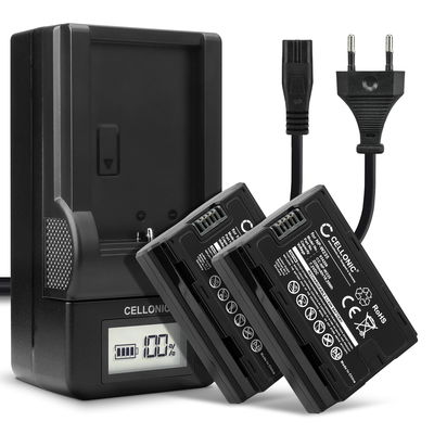 2x NP-W235 accu voor FujiFilm X-T4 / GFX 50S II / GFX100S / X-H2S - 2250mAh + Oplader NP W235 vervangende accu voor camera