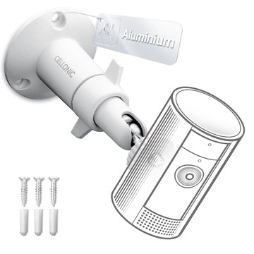 Camera ophangsysteem met 1/4 inch schroefdraad compatibel met Arlo, Ring, Blink, Eufy, Reolink, Wyze, Zumimall wandhouder veiligheidscamera bevestiging voor binnen en buiten, montage set