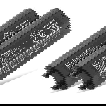 2x EN-EL4,EN-EL4a accu voor Nikon F6, D3 D3X D3s, D2 D2Xs D2X D2Hs D2H - 1800mAh EN-EL4,EN-EL4a vervangende accu voor camera