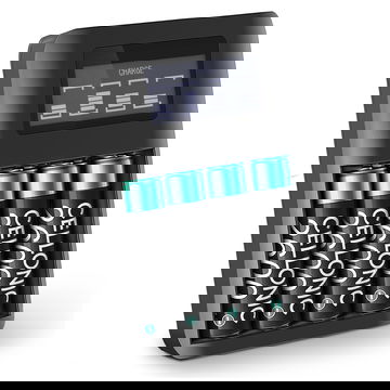 AA NiMH Batterie 2600mAh (x4) accu voor Samsung S760 S860 ES9 S630 ES15 ES28 ES30 S730 S750 - 4x AA 2600mAh + Oplader SNB-2512,SBP-2524 vervangende accu voor camera