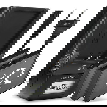 2x Battery NP-40 + Charger for Casio Exilim EX-FC100 EX-Z1000 Z1050 EX-Z40 EX-Z50 Z55 Z57 CELLONIC