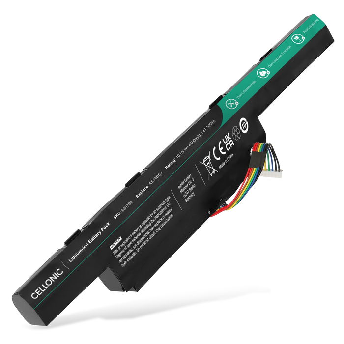 Acer Aspire E5-774 Batterij 4400mAh van Cellonic