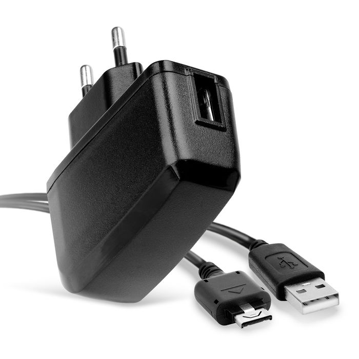 LG KG800 Chocolate Oplader + USB Kabel - 1m Laadkabel & AC stroomadapter van subtel