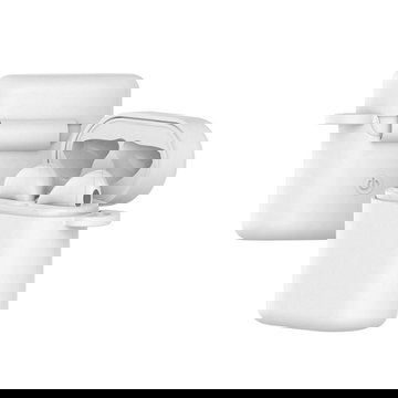 Siliconen, witte etui compatibel met Huawei Freebuds 2, Honor Flypods pro beschermhoes - Siliconen Protector Case - Bluetooth earbudcase met karabiner oplaad cover