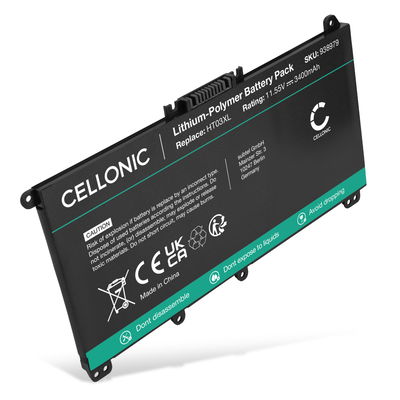 Battery for HP Pavilion 15, 250 G7, 255 G7, HT03XL, ht03041xl, L11119-855 11.55v 3400mAh from CELLONIC