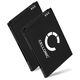 2x Accu Li-Ion 3.7V 1800mAh