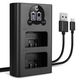 Dubbele acculader MH-32 + USB Kabel