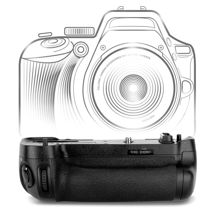 Nikon D750 battery grip MB-D16 accuhouder voor EN-EL15 - vertical grip portret modus en ontspanner