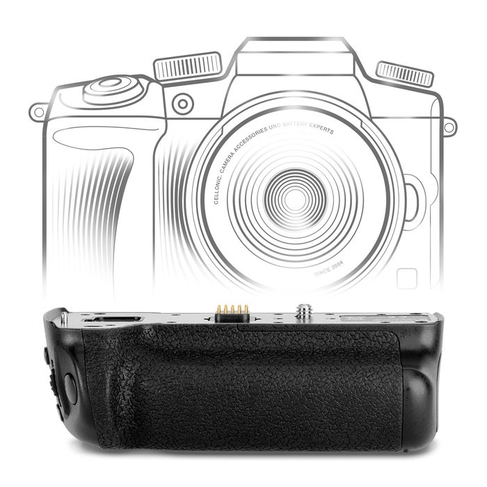 Panasonic Lumix DC-GH5 II battery grip DMW-BGGH5 accuhouder voor DMW-BLK22 - vertical grip portret modus en ontspanner