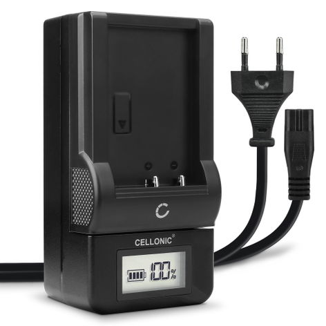 Mains Charger for Leica V-LUX 20, 30, 40 – 4.2-8.4V, 0.6A, 1m from CELLONIC