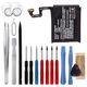 1x Accu voor Apple A1975; A1977; A2007; Watch 4 - 40mm A2058 (220mAh) + Schroevendraaier-set