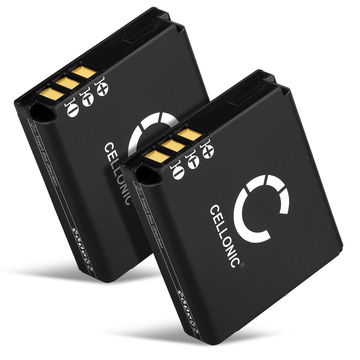 2x Batterij voor Fuji FinePix F20, FinePix F40fd, FinePix F47fd, FinePix F45fd, NP-70 1100mAh camera van CELLONIC