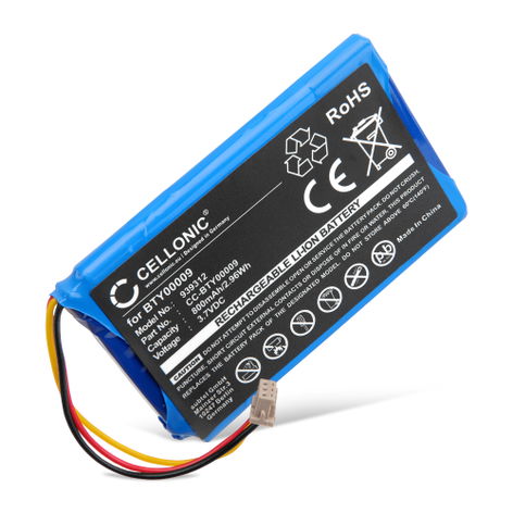 Accu voor Ingenico Vital Act 3S; LEC-V03.00-0242 BTY00009, FPS16020002419 (800mAh, 3.7V) van CELLONIC