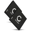 2x Batterij 1200mAh