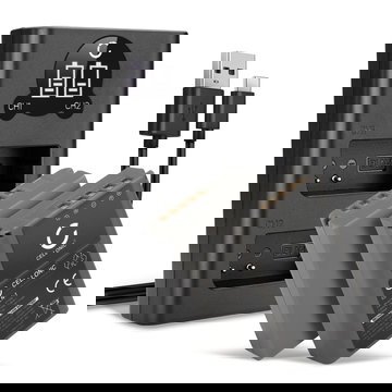 2x CELLONIC Camera Battery for Olympus OM-D E-M1 OM-D E-M5 Mark II Pen E-P5 Pen-F Replacement BLN-1 Battery 1140mAh Backup + Dual Charger BCN-1