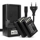 2x Accu DMW-BLK22 2250mAh + Oplader