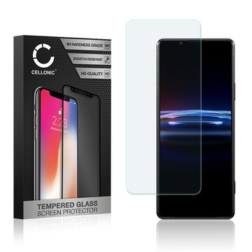 Vervangende screenprotector compatibel met Sony Xperia Pro-I smartphone (3D Case-friendly, 9H, 0,33mm, Full Glue)