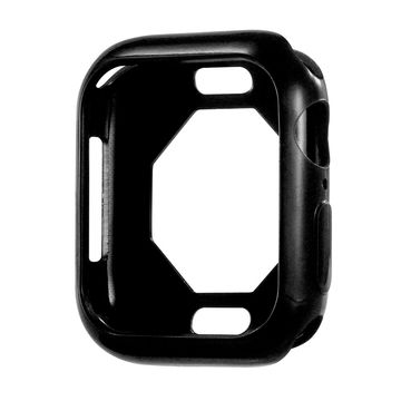 subtel beschermhoes voor Apple Watch 7 - 45mm bumper case 360° protectie smartwatch case zwart behuizing & glas cover