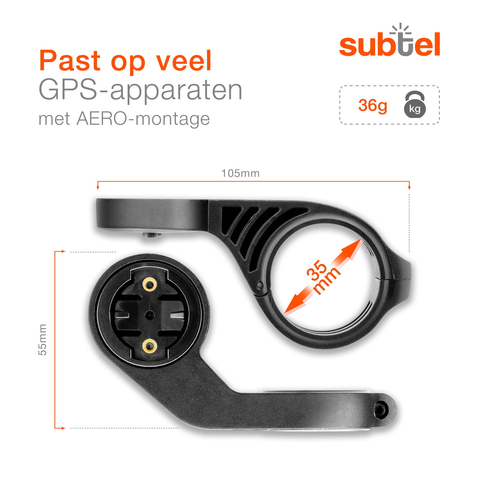 Fietsbeugel voor Garmin Edge, Explore, Forerunner