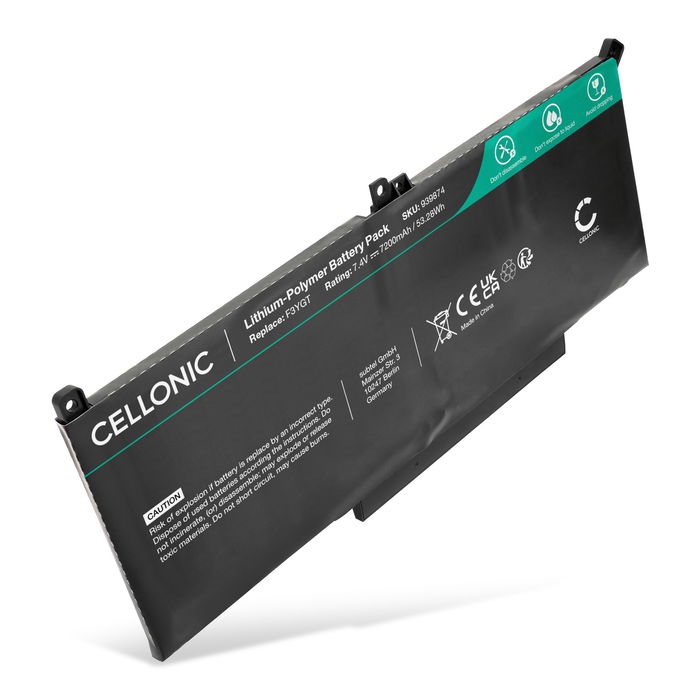 Dell Latitude 7490 Batterij 7200mAh van Cellonic