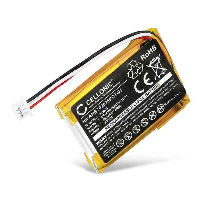 Sennheiser Momentum True Wireless 2 Accu Batterij 500mAh van CELLONIC