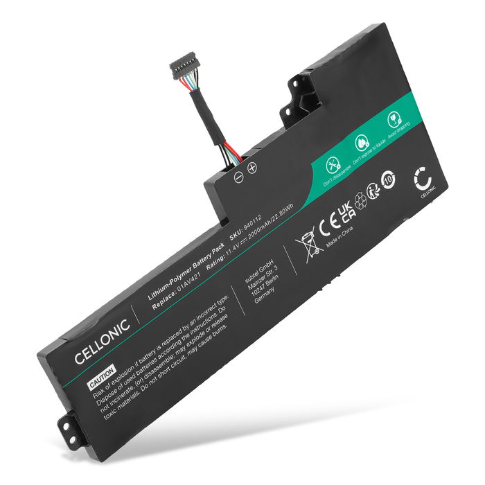 Lenovo ThinkPad T480 Series Accu Batterij 2000mAh van subtel