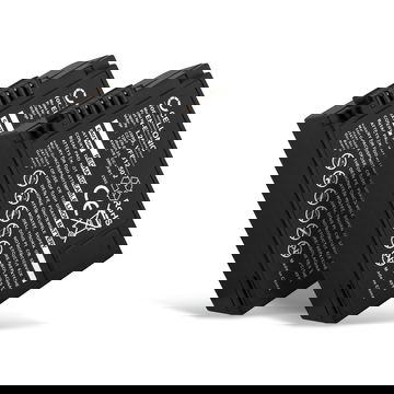 2x Accu voor Nikon Z fc, Nikon Z 50, Nikon Z 30 - 1280mAh vervangende EN-EL25, VFB12502 Accu voor camera