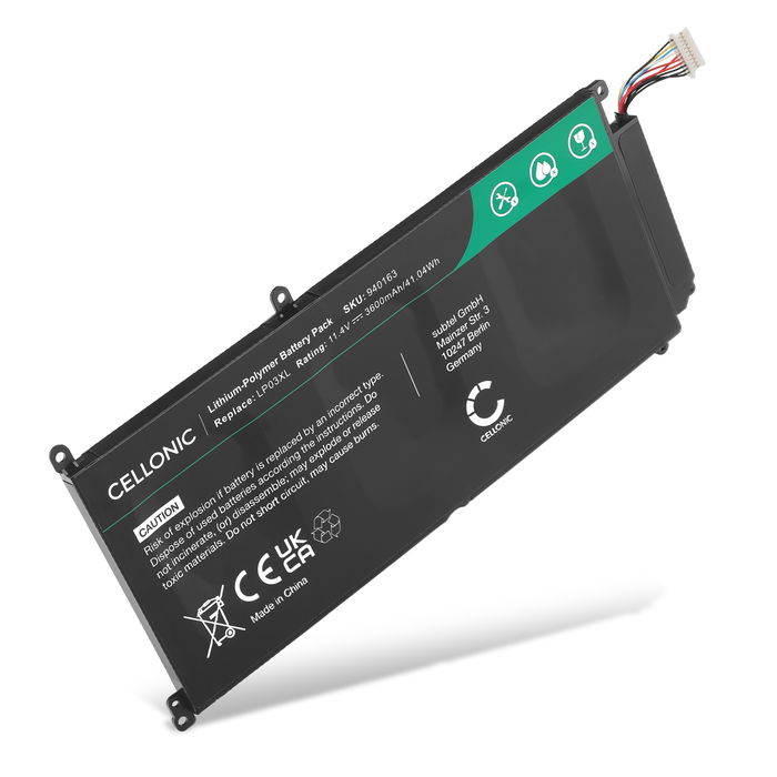 Batterij voor HP Envy 15-AE000, 15T-AE000, Envy M6 Series, LP03XL Laptop - 3600mAh 11.4V 