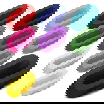 10x anti-stofkapjes voor Garmin Fenix 6 6 Pro 6X Pro 5 Vivoactive 4 3 Venu 2 Forerunner 245 945 Smartwatch multicolor fitnesstracker anti-stofdeksel