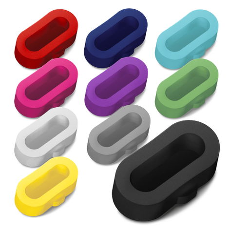 10x anti-stofkapjes voor Garmin Fenix 6 6 Pro 6X Pro 5 Vivoactive 4 3 Venu 2 Forerunner 245 945 Smartwatch multicolor fitnesstracker anti-stofdeksel