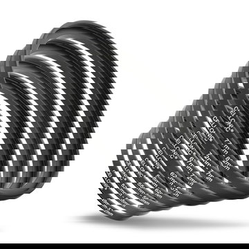 Set van 8 step up ringen - Lens adapters voor camera - Verloopringen voor filter, zonnekap en andere fotografie accessoires - Objectief opzetstuk - filter schroefdraad verloopstuk