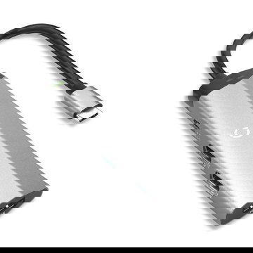 CELLONIC 4-in-1 USB-C hub voor laptop, desktop computers - 2x USB-A, 1x USB-C, 1x HDMI aansluitingen voor monitor, muis, keyboard, oplader port station