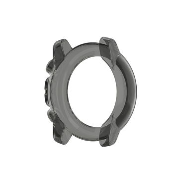 subtel Beschermhoes voor Amazfit Stratos 3 Fitness Tracker GPS Smartwatch Cover Smartwatch Hoek- en Randbeschermer Bumper Hoes Frame – zwart